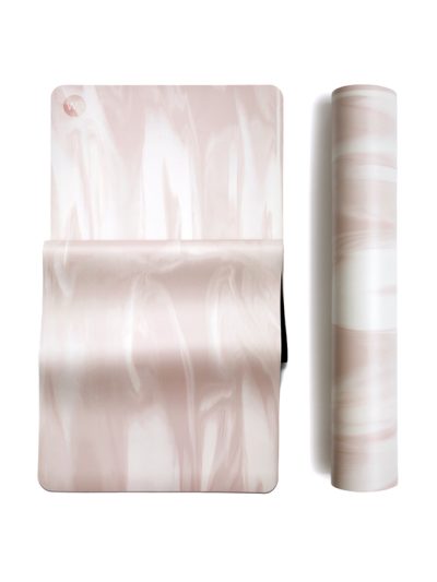 The Reversible Mat 5mm *Marble  Chalky Rose/White/Chalky Rose